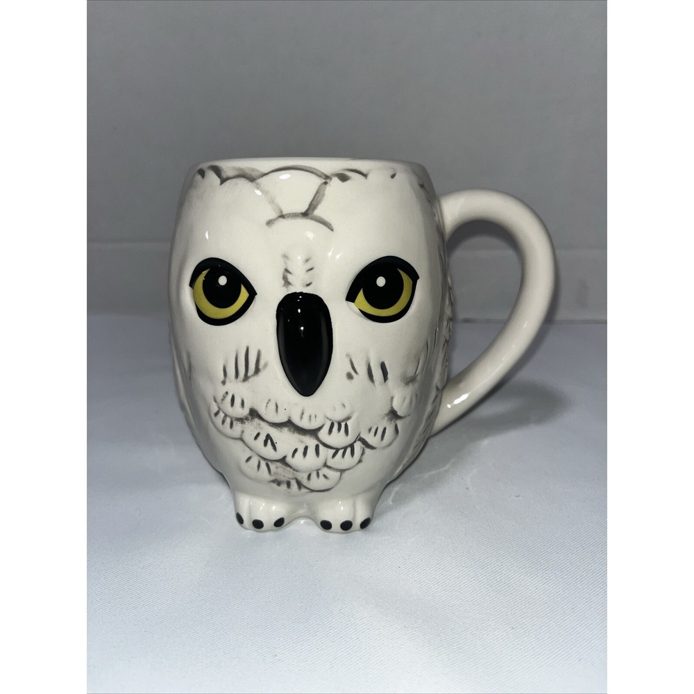 Owl‎ Mug Cup Harry Potter Hedwig Shaped Ceramic Coffee Tea 3D 23oz Novelty Big